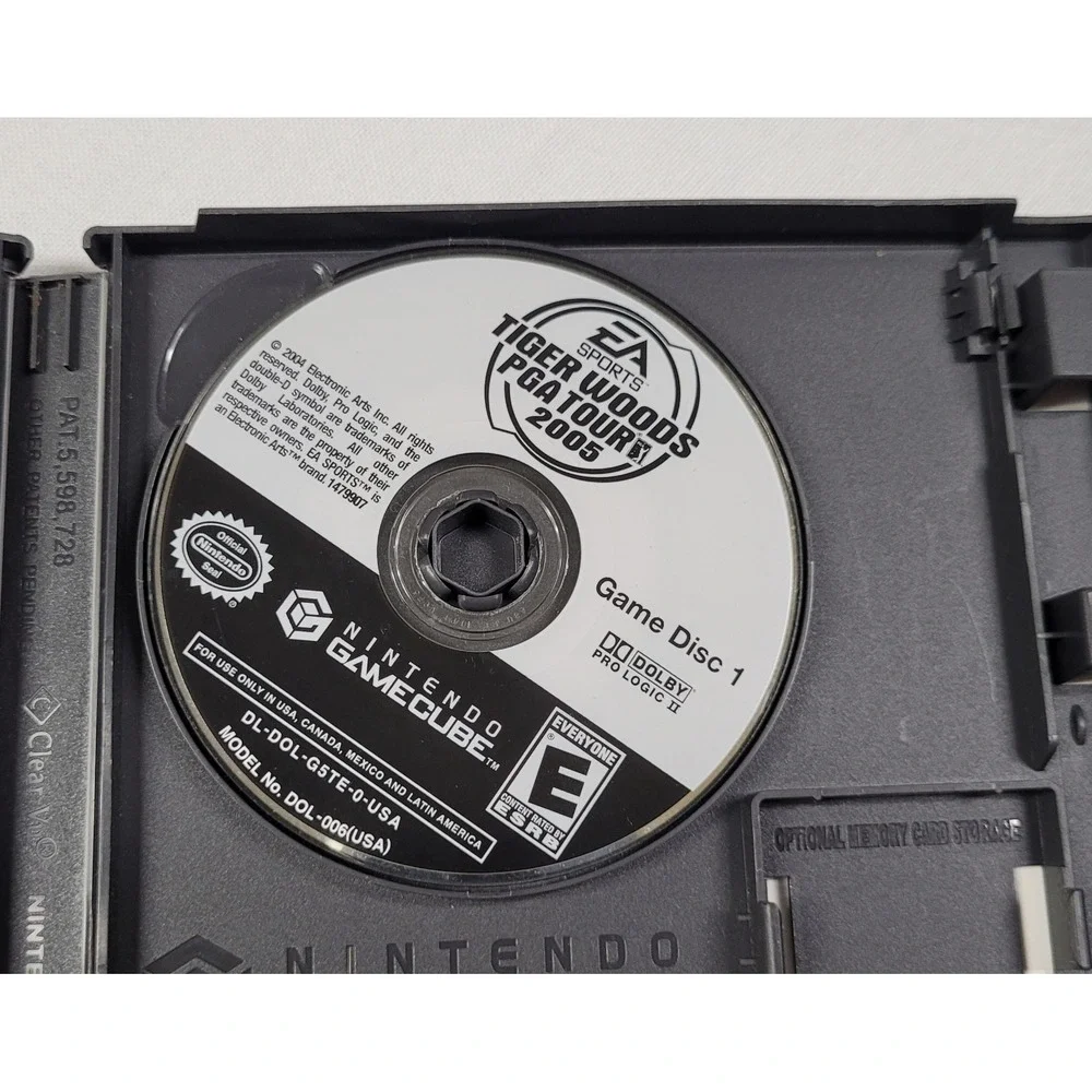 Tiger Woods PGA Tour 2005 (Nintendo GameCube, 2004) Video Game Tested No Manual